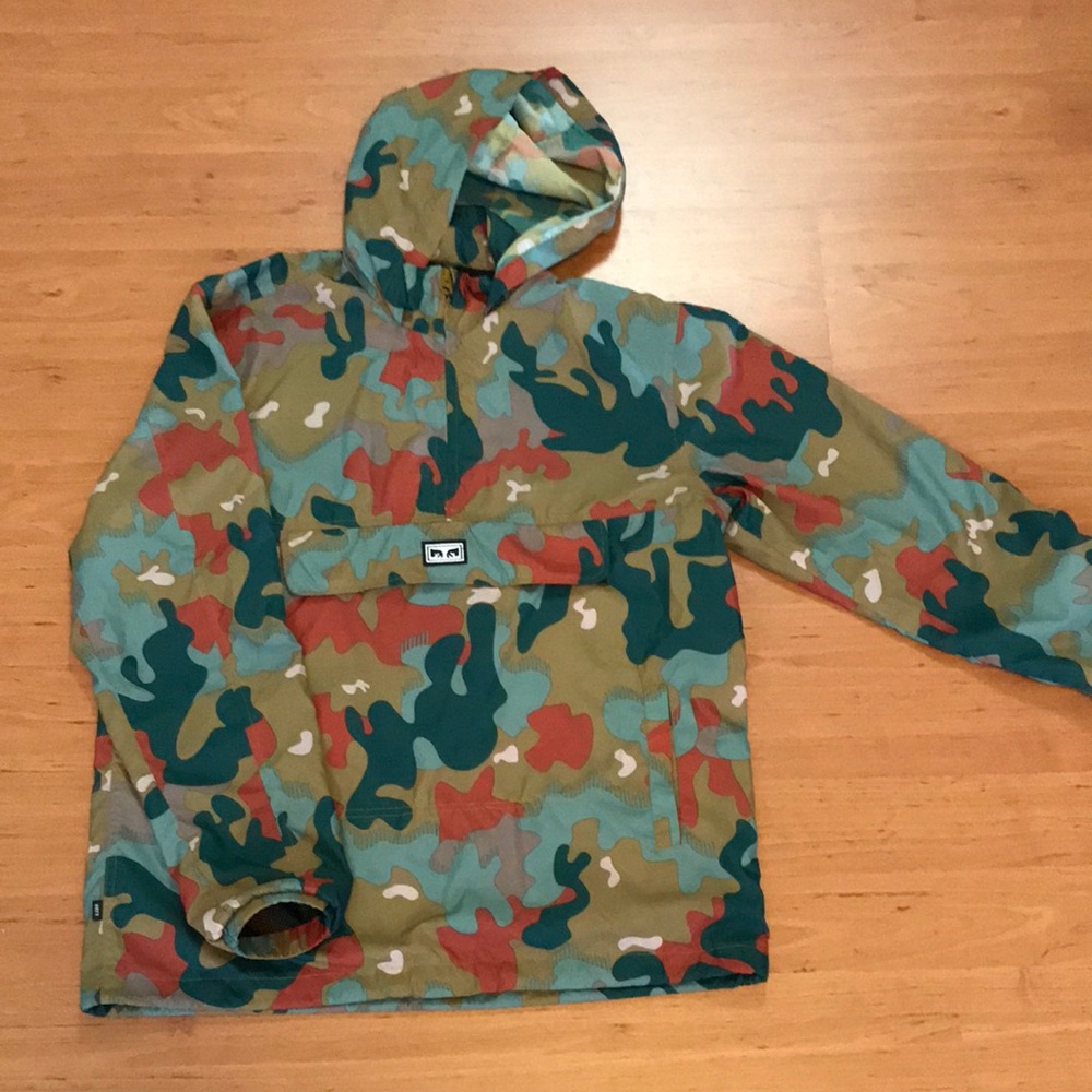 Obey lightweight hooded jacket